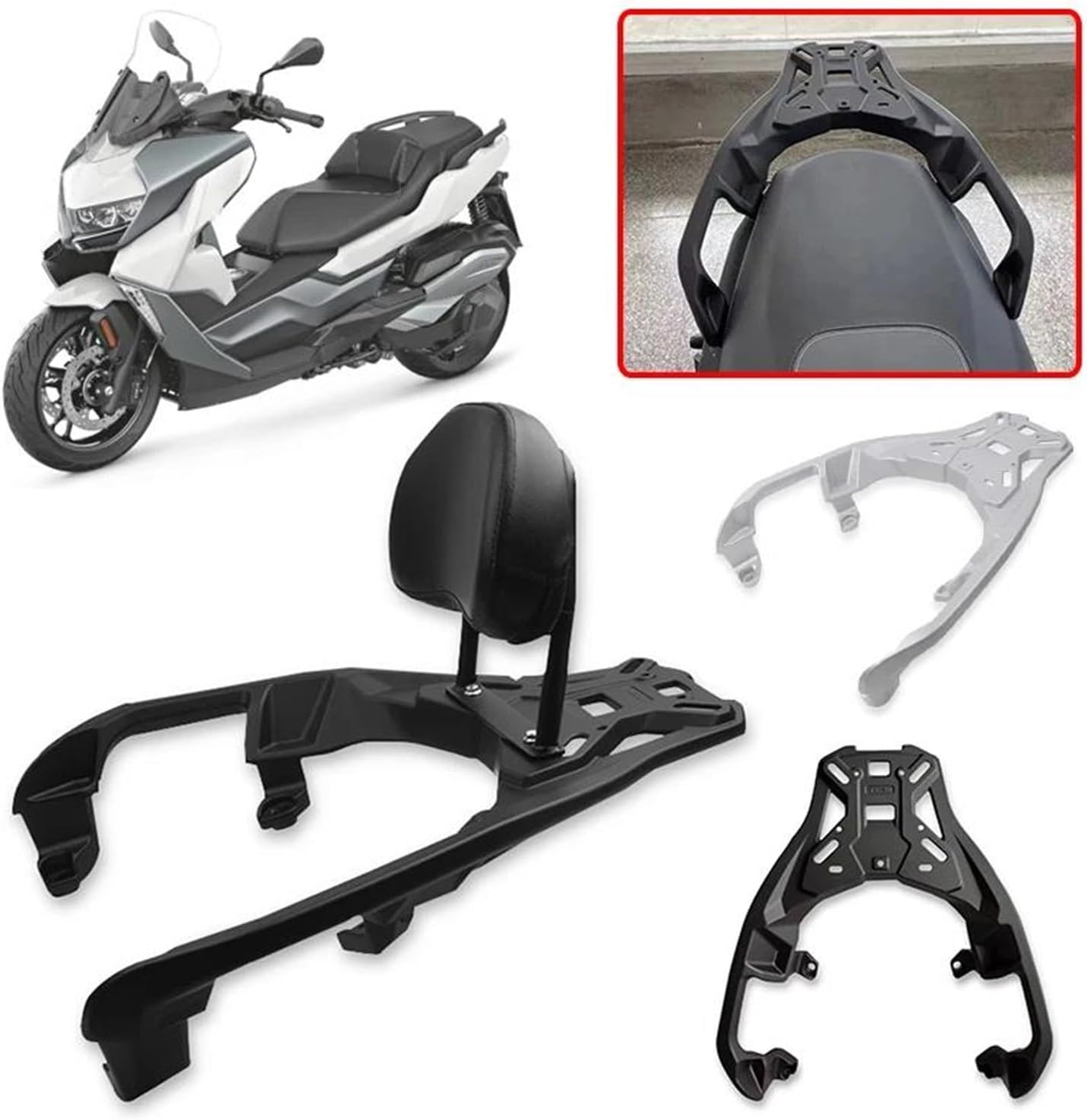 C400GT リアキャリア　ラゲッジラック　社外品 C400 GT用 C400GT C400X C 400X用 バイク用ラゲッジラック